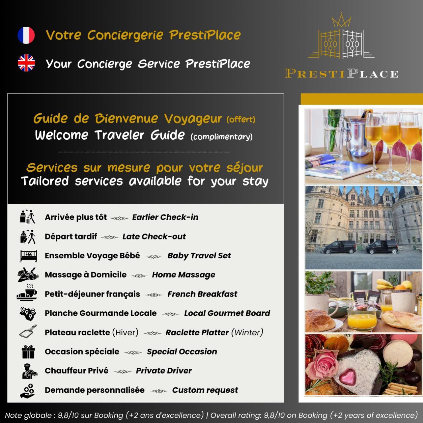 Le Baleschoux - Parking - Prestiplace Collection Tours Exterior photo